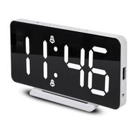 Green Blue GB383 Horloge avec Alarme et thermomètre Vert-Bleu Blanc