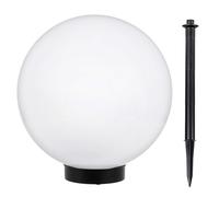 Lampe solaire LED extérieure sur pied blanche 25x25x58 GreenBlue GB166