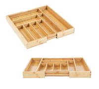 GreenBlue Organisateur couverts bambou extensible GB379 Lot 2 325-500x430x45mm