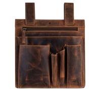 GREENBURRY sac banane sac d’accessoires Vintage Tool Bag Brown brun