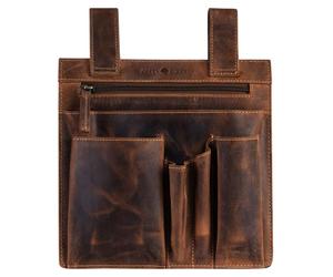 GREENBURRY sac banane sac d’accessoires Vintage Tool Bag Brown brun