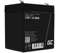 GreenCell® Rechargeable Batterie AGM 12V 4,5Ah accumulateur au Gel Plomb Cycles sans Entretien VRLA Battery étanche