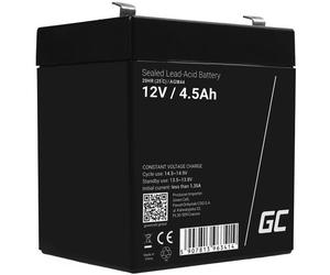 GreenCell® Rechargeable Batterie AGM 12V 4,5Ah accumulateur au Gel Plomb Cycles sans Entretien VRLA Battery étanche
