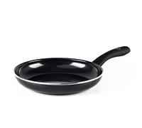 GreenChef Diamond Gesunde Antihaft-Keramik-Bratpfanne 24 cm, Eierpfanne, PFAS-frei, Induktionsgeeignet, Backofenfest bis 160˚C, Spülmaschinenfest, Schwarz