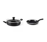 GreenChef Diamond Poêle à Sauteuse Antiadhésive en Céramique Saine de 28 cm/4,3 L & Diamond Poêle à frire Antiadhésive en Céramique Saine de 28 cm, Poêle à oeufs, Sans PFAS