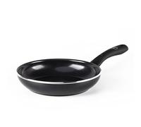 GreenChef Diamond revêtement antiadhésif céramique-poêle à frire 20 cm, poêle à œufs, sans PFAS, compatible induction, résiste au four jusqu’à 160˚C, compatible lave-vaisselle, noir
