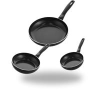 GreenChef Prime Set de poêles à frire, 3 pièces, 20, 24 et 28 cm, Revêtement antiadhésif en céramique sans PFAS, Induction, Passe au four jusqu'à 160 °C, Compatible lave-vaisselle