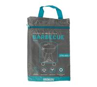 GREENGERS - Housses pour Barbecue - Housse de Protection Barbecue Rond - Dimensions : 70 x 80cm - Imperméable et résistante aux UV (revêtement 210D), Ourlet + Oeillets - Coloris : Gris