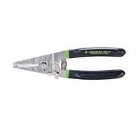 Greenlee 1950-SS Pince à dénuder en acier inoxydable avec manche droit en vinyle pour 10-18 AWG