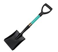 Greenmill GR9135 Pelle avec manche en fibre de verre, mini pelle carrée 72 cm, pelle de jardin, pelle carrée