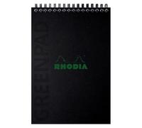 Greenpad bloc à reliure intégrale recy t recyclable en carte souple 350 g/m2 - A5+ 16x21 cm 80 feuillets 5/5 - Papier Clairefontaine recyclé 90 g/m2 - Noir - New - Noir