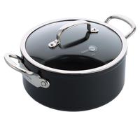 GreenPan Barcelona Pro, ronde, poêle à usage multiple, noire, céramique, 180 °C, aluminium