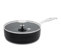 GreenPan Brussels Poêle à Sauter Antiadhésive 24cm/3.1 Litres sans PFAS, Noir