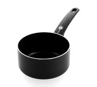 GreenPan Cambridge Casserole ouverte de 16 cm/1,5 litre en céramique antiadhésive saine, sans PFAS, sans induction, va au lave-vaisselle, va au four, noir