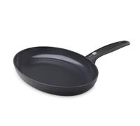 GreenPan Cambridge Poêle à poisson en céramique saine antiadhésive de 33 cm x 23 cm, sans PFAS, pour induction, pour lave-vaisselle, pour four, noir