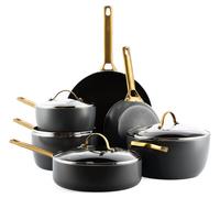 GreenPan CC008481-001, Set mixte, noir, doré, 6 pièces