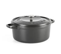GreenPan Featherweights Faitout en Céramique Antiadhésive Saine, 22 cm/3 litres, Cocotte en Fonte avec Couvercle, Sans PFAS, Induction, Lavable au Lave-Vaisselle,Va au Four, Gris