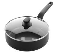 GreenPan Essence, cocotte de 24 cm, noire, revêtement antiadhésif, en aluminium