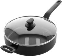 GreenPan Essence, cocotte de 28 cm, noire, revêtement antiadhésif, en aluminium