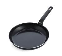GreenPan Essence Poêle à Frire 28 cm, Céramique Antiadhésive Thermolon™ Renforcée aux Diamants, Sans PFAS, Induction, Lave-vaisselle, Four jusqu'à 160°C, Aluminium Forgé 65% Recyclé, Noir