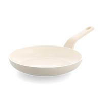 GreenPan Essence Pro wok 28 cm/3, 69 L, revêtement antiadhésif céramique sans PFAS, pour Asiatische Küche, Stir-Fry et Currys, induction, résiste au four jusqu’à 160 °C, Cremeweiß