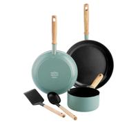 GreenPan Mayflower (CC001592-001), Set de casseroles et poêles, ustensiles inclus, acier inoxydable