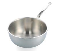 GreenPan Premier 5PLY Sauteuse Inox 20 cm/3,1 L - Sans Revêtement, Multicouche (5 couches), Compatible Induction, Passe au Four 220 °C, Lave-Vaisselle, Argent