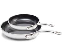 GreenPan Poêles Premiere – Lot 20 + 28 cm argentées, antiadhésives, allant au four
