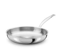 GreenPan Premiere Poêle à frire 5 plis en acier inoxydable 24 cm | Poêle en acier inoxydable 5 couches avec 3 couches d'aluminium pour une chaleur uniforme, compatible induction et passe au