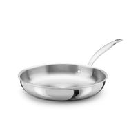 GreenPan Premiere Poêle à frire 5 plis en acier inoxydable 28 cm | Poêle en acier inoxydable 5 couches avec 3 couches d'aluminium pour une chaleur uniforme, compatible induction et passe au