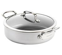 GreenPan Premiere, poêle ronde, poêle de cuisine, argent, acier inoxydable, 220 °C, acier inoxydable