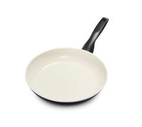 GreenPan Rio Poêle à Frire Antiadhésive en Céramique Saine 26cm, Sans PFAS, Poignée Rester Froid, Va au four jusqu'à 160°C, Noir & Crème (Pas Induction)