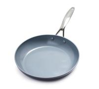 GreenPan Valencia Pro Hartanodisierte gesunde Keramik-Antihaftbeschichtung 28 cm Bratpfanne, PFAS-frei, Induktion, spülmaschinenfest, backofenfest, Grau