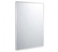 GREENSAPPIRE Miroir Salle de Bain, Miroir Mural Rectangulaire, Cadre en Aluminium, 60 x 45 cm, 2 Options de Suspension, pour Salon, Chambre, Salle de Bain