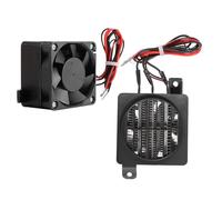 Greensen Aérotherme PTC, Réchauffeur D'air Portable 12 V 180 W avec Trous | Fil de Silicone, Distance de Montage de 87 Mm, pour Incubateur de Voiture et Petit Espace