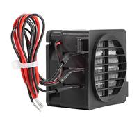 Greensen Aérotherme PTC, Réchauffeur D'air Portable 12 V 180 W avec Trous | Fil de Silicone, Distance de Montage de 87 Mm, pour Incubateur de Voiture et Petit Espace