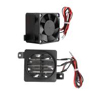 Greensen Aérotherme PTC, Réchauffeur D'air Portable 12 V 180 W avec Trous | Fil de Silicone, Distance de Montage de 87 Mm, pour Incubateur de Voiture et Petit Espace