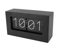Greensen Horloge à Feuilles Flip mécanique - Horloge de Bureau avec Pages tournantes et Base en Acier Inoxydable, Design rétro pour Salon, Bureau, Cadeau d’Anniversaire ou Noël