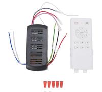 Greensen Kit de Télécommande Universelle pour Ventilateur de Plafond, émetteur Mural à 6 Vitesses avec Minuterie, pour Bay Harbor Breeze
