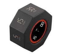 Greensen Minuteur de productivité Cubique pour Bureau, 7 Temps de Minuterie Préréglés 1 3 5 15 25 30 60 90min, Chronomètre Capteur G pour Travail Bureau étude Cuisine (Black)