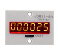 Greensen Relais Électronique de Compteur d'Impulsions, Affichage Numérique 6 Chiffres, pour Jdm11 6H, AC/DC 24V