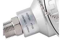 Greensen Sonde de Capteur de Température RTD PT100, Filetage 1/2 NPT | Acier Inoxydable 201, Plage de -200 à 450C, Tuyau de 8 Mm, Tête de Borne de Thermocouple, pour Contrôleurs de Température