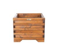Greenspot Jardinière en bois - 50x50cm Rosewood brown