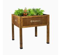 Greenspot Vintage Lit de jardin surélevé pour balcon et terrasse 80x45x80cm Rosewood brown