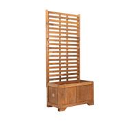 Greenspot Vintage Planter avec écran 80x42x180cm Rosewood brown