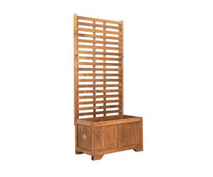 Greenspot Vintage Planter avec écran 80x42x180cm Rosewood brown