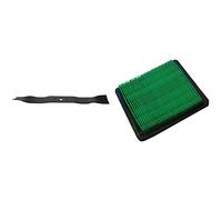Greenstar 3188 Lame mulching adaptable pour tondeuse Castelgarden & SKANA 4100265 Filtre à air adaptable Honda pour moteurs GC135/GCV135/GC160/GCV140/GCV160/GCV190