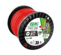 Greenstar 3831 Bobine fil nylon rond Ozaki 260 m x ø 2,00 mm, Rouge