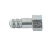 Adaptateur pour tête fil nylon à bouton métal TECOMEC - M8 x 1,25 gauche femelle