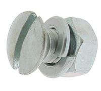 Greenstar 8981 Vis de lame avec écrou/rondelle adaptable pour Brilla/Gardénal ø 8 mm TE16153